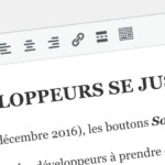 Suppression des boutons Souligné et Justifié dans l'éditeur de WordPress