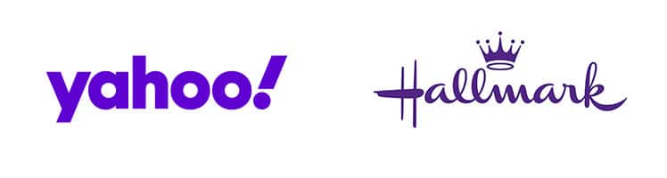 Exemple d'images de marque violet