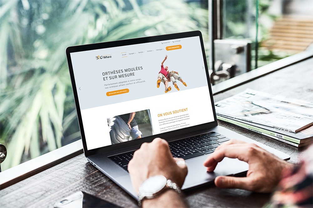 Création du site WordPress pour Biomec