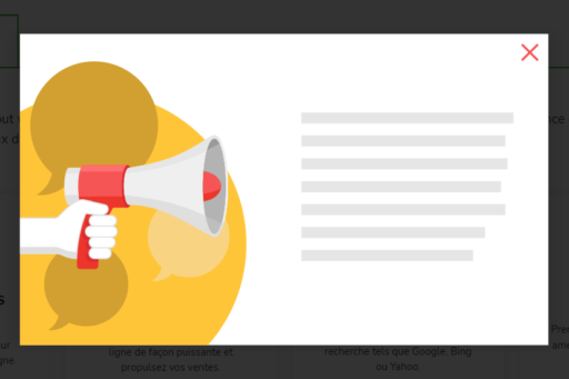 Pop up sur WordPress