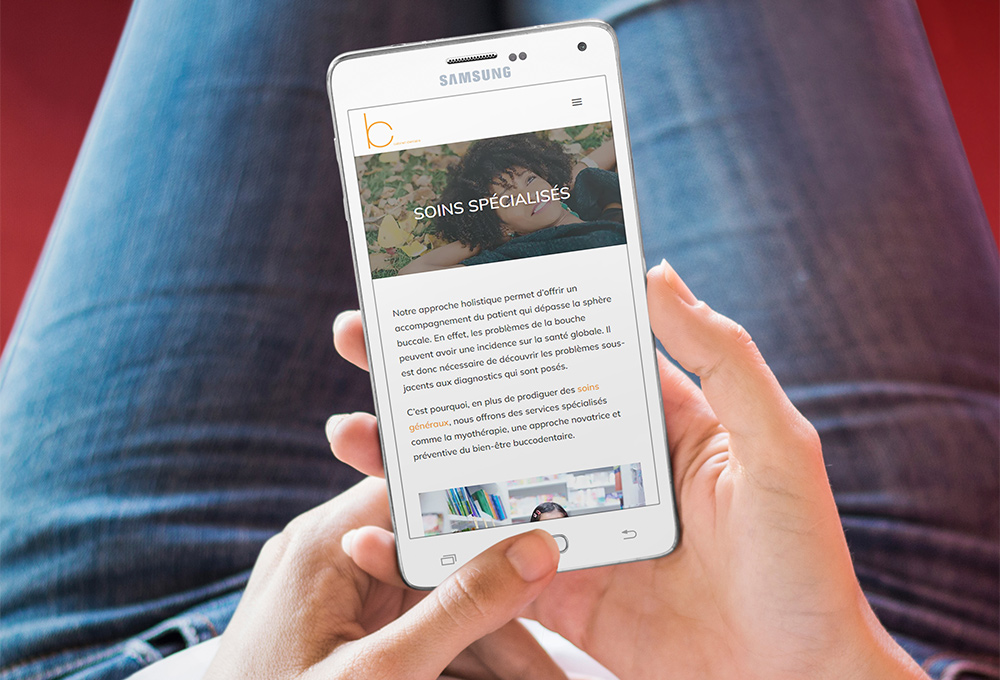 Site Web pour une dentiste