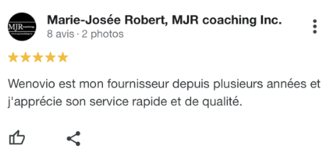 Témoignage Google Business